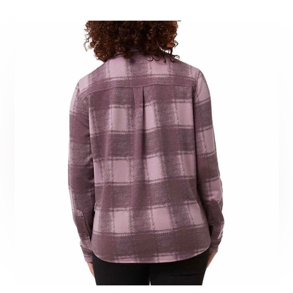 32 Degrees Ladies' Cozy Knit Stretch Plaid Top - Picture 3 of 3